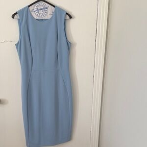 Calvin Klein Light Blue Midi Dress